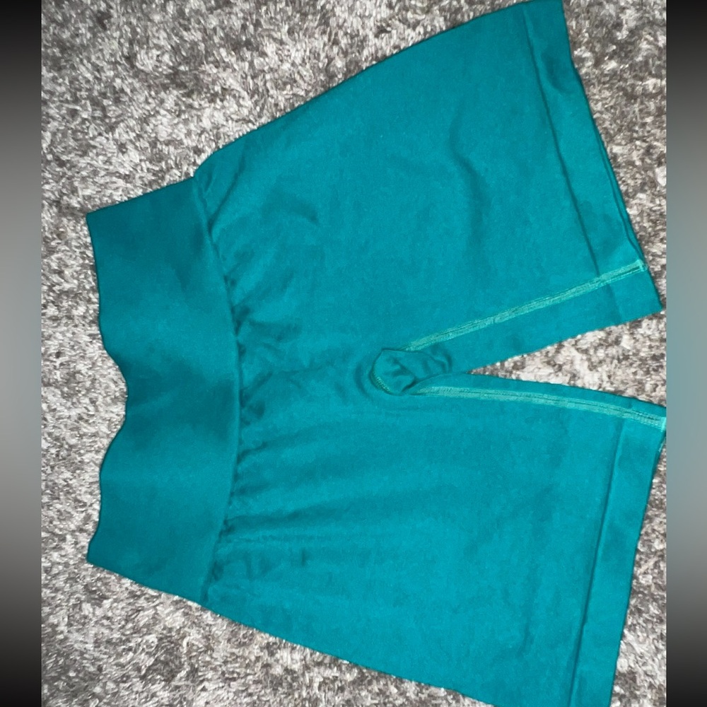 Teal NVGTN shorts